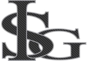 ISG Carbon Fiber with Silver Outline - can also use White outline